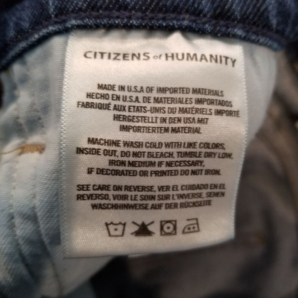 Cirizens of Humanity Premium Vintage Harlow Ankle Jeans Size 27 Mid Rise Blue - Picture 5 of 9